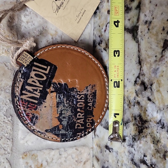 Patricia Nash Vintage Patch Turno Mirror - Picture 9 of 9